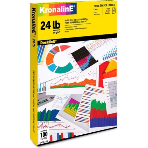 Imagen de PAPEL RECUBIERTO MATE 24 lbs .216x.279 m