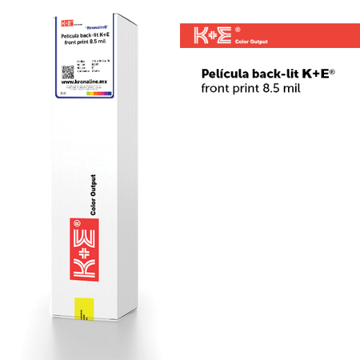 Imagen de PELÍCULA BACK-LIT FRONT PRINT 8.5 mil   N3" 0.91 x 30.5 m