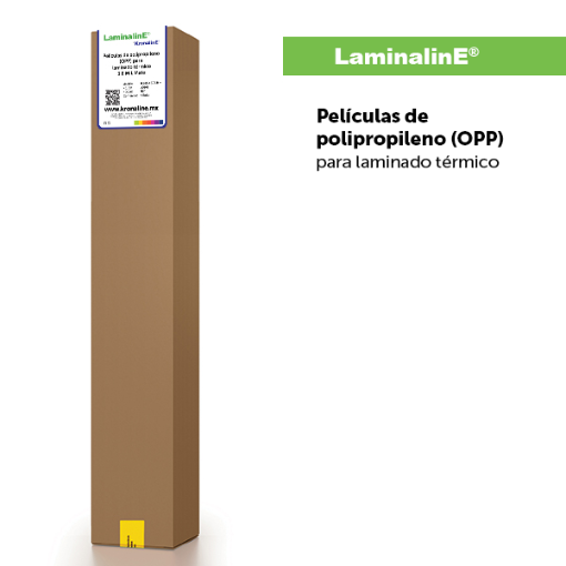Imagen de PEL. POLYPRO/OPP 1.8 MIL MATE P/LAM N3" 0.965 X 304.8 m