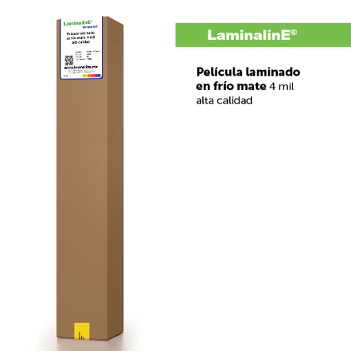 Imagen de PELÍCULA LAMINADO EN FRÍO MATE ALTA CALIDAD 4 mil N3” 0.965 x 45.7 m
