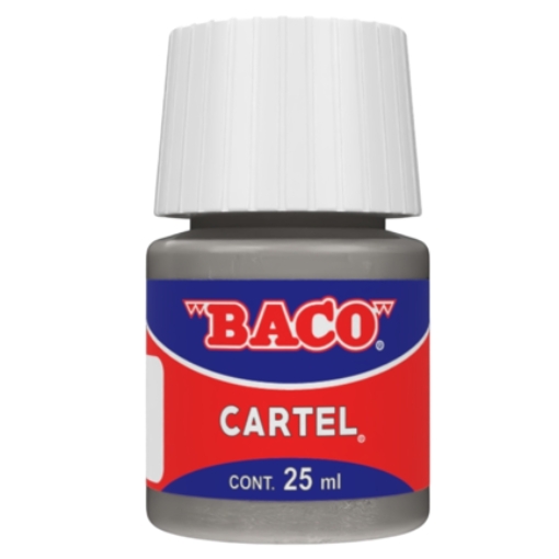 Imagen de Pintura Cartel Baco 70 Plata 25ml