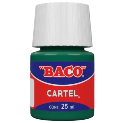 Imagen de Pintura Cartel Baco 63 Verde Esmeralda 25ml