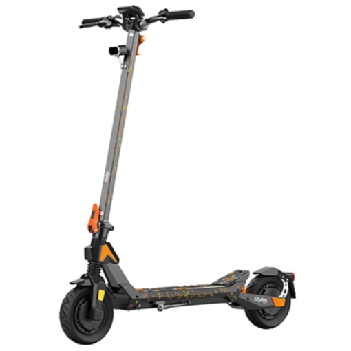 Imagen de Scooter Eléctrico Stylos M3 Negro con Naranja