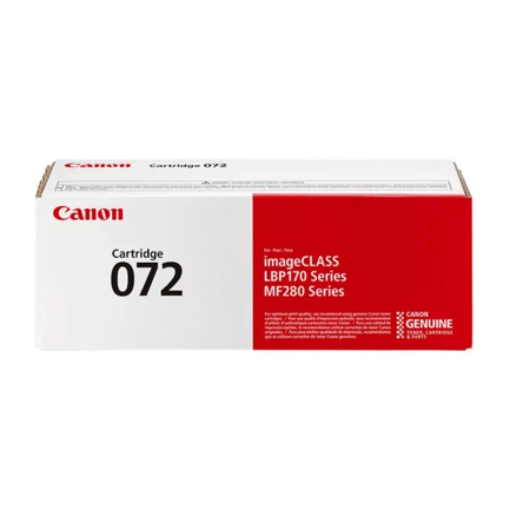 Imagen de Cartucho de tóner Canon 072 Negro de 1400 Pag para LBP172 / MF289 / MF284