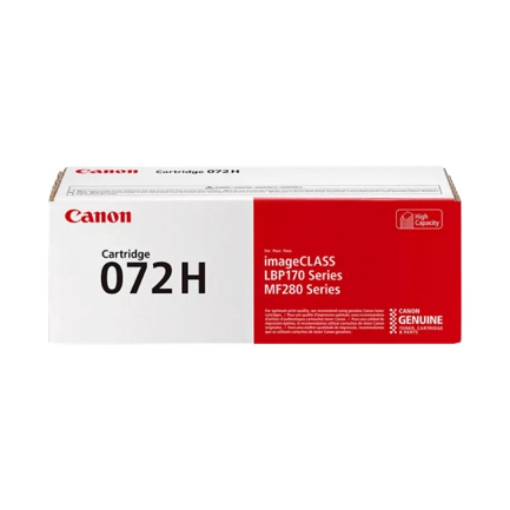 Imagen de Cartucho de tóner Canon 072H Negro de 4100 Pag para LBP172 / MF289 / MF284