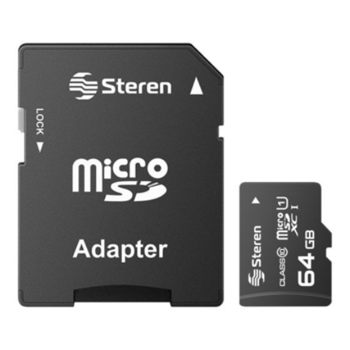 Imagen de Memoria Steren MicroSD XC 64 GB