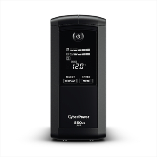 Imagen de UPS Cyberpower 850VA 510W LCD Regulador de Voltaje 9 Cont