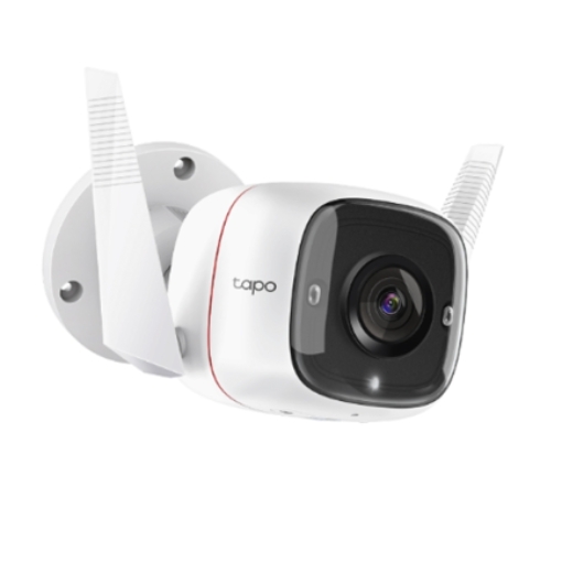 Imagen de Cámara de seguridad Wi-Fi Tapo de Tp-link para exteriores 2K (2304x1296) 2.4 GHz 2T2R 2 × Externaliores