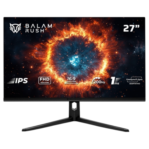 Imagen de Monitor Gamer Balam Rush Plano 27 IPS Fast / Hyper Nova MHN27Y Balam Rush Legend Negro