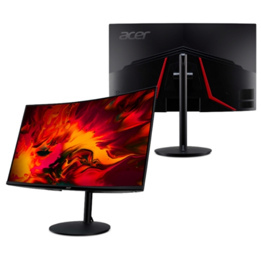 Imagen de Monitor Acer 31.5" Gaming Nitro XZ320Q X2miiphx Curvo FHD VA 240Hz AMD FreeSync Premium Bocinas 3 Años de Gar