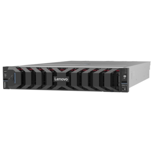 Imagen de Servidor Lenovo SR650 V4 Intel Xeon 6505P 12C 2.2GHz 150W 1x32GB 2Rx8 M.2/E1.S SATA/NVMe 2-Bay PCIe HS RAID E Kit 2x800W