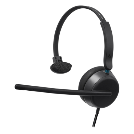 Imagen de Auricular Monoaural Acteck Alambrico con Micrófono Active Pro HC545 Negro