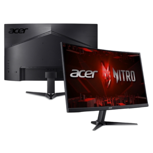 Imagen de Monitor Acer 27" Gaming Nitro ED271 P3biipx Curvo FHD VA 180Hz AMD FreeSync Premium Bocinas 3 Años de Garantía