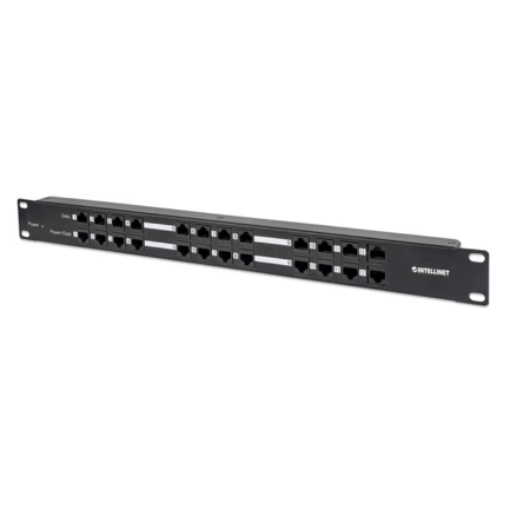Imagen de Patch Panel Intellinet de 12 Puertos con Paso de Energía Passive PoE