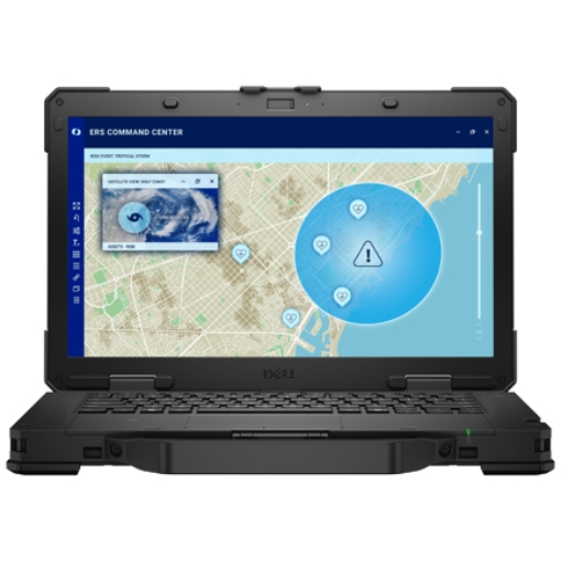 Imagen de Laptop Dell Pro Rugged 14" Ultra 7-165U 64GB RAM 2TB SSD Windows 11 Pro con 3 Años Básico Negro
