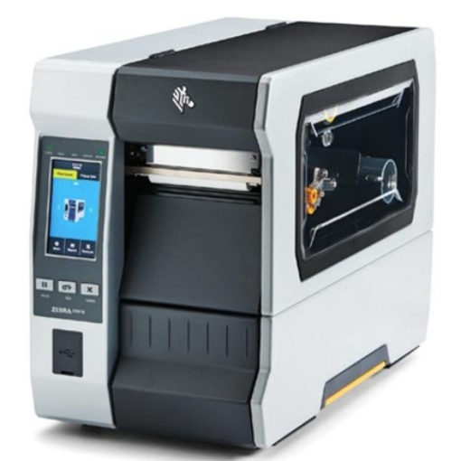 Imagen de Impresora Zebra ZT610 TT 4" 203dpi Cable US Serial USB RJ-45 Bto4.1 host USB Corte Color Tactil ZPL