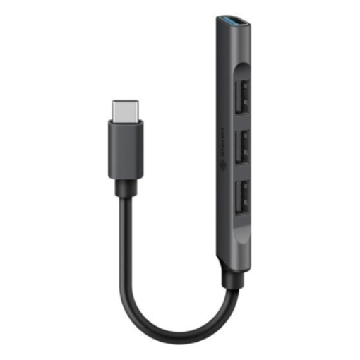 Imagen de Hub Steren USB 5262 USB C A 4 Puertos 3 USB 2.0 Y 1 USB 3.0 Alimentación 5 V Compatible Con Laptop Y Tablet