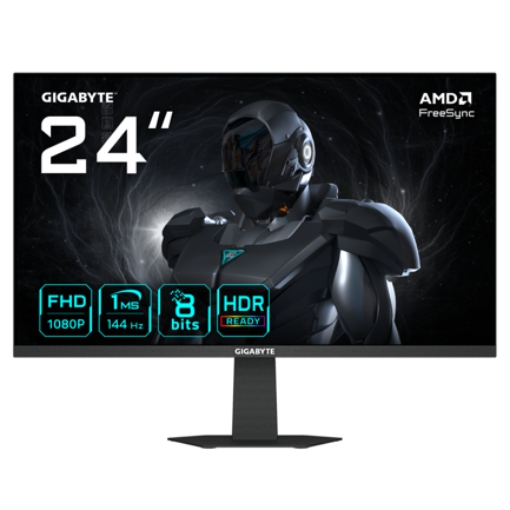 Imagen de Monitor Gamer Gigabyte 23.8 LED 1920x1080 Full HD FreeSync 144Hz HDMI/DisplayPort Negro