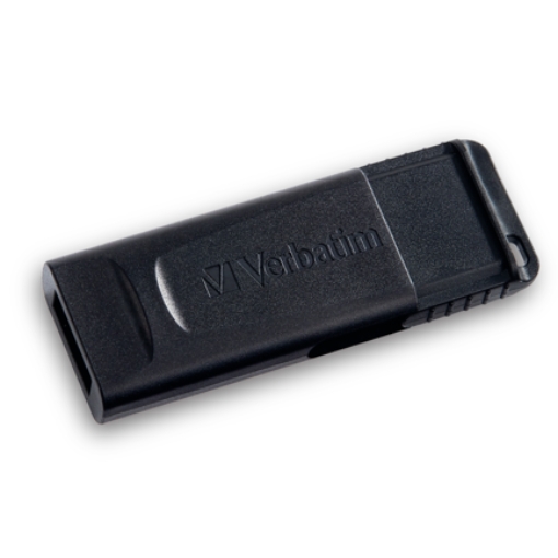 Imagen de Memoria USB Verbatim 64GB 2.0 Slider Color Negro