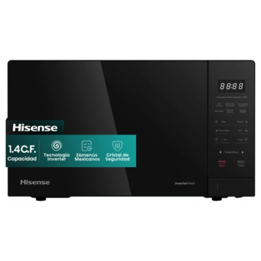 Imagen de Horno Microondas Hisense Inverter 1.4 cucft Negro