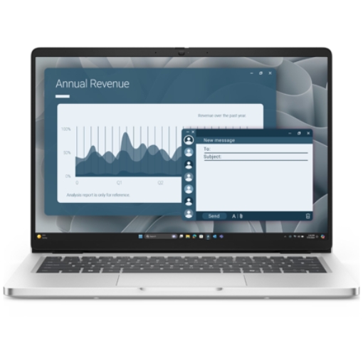 Imagen de Laptop Dell Pro 14 Touch 14" FHD AMD Ryzen AI 7-350 32GB 1TB NPU 50 TOPS Radeon 860M W11Pro 3Y Copilot+PC Plata Wi-Fi 6E