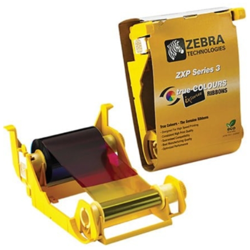Imagen de Cinta Zebra color YMCKOK para ZXP series 3 color de alta capacidad 230 imagenes