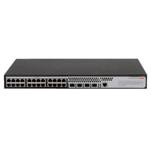 Imagen de Switch H3C S1850V2-28P-EI L2 Ethernet 24 Puertos 10/100/1000BASE-T y 4 puertos 1000BASE-X SFP (AC)