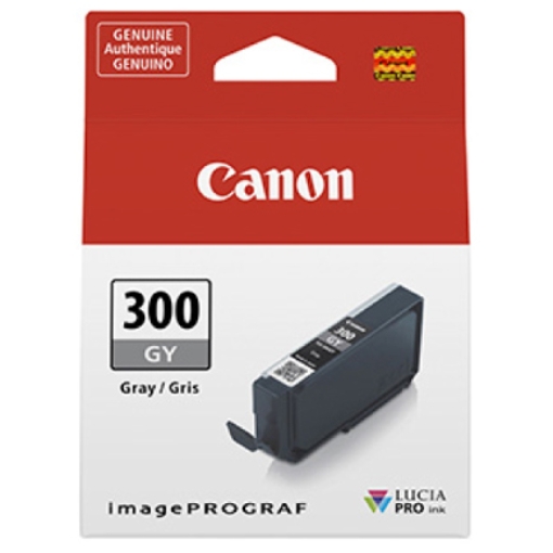 Imagen de TINTA CANON PFI-300 GRIS GY PARA IMPRESORA PRO-300