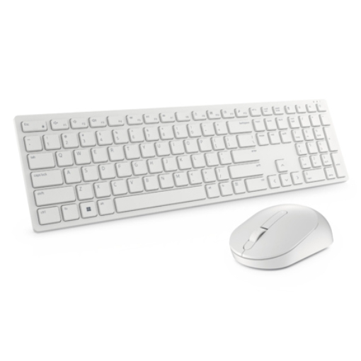 Imagen de Teclado y mouse Dell Pro KM5221W RF inalámbrico Español Blanco