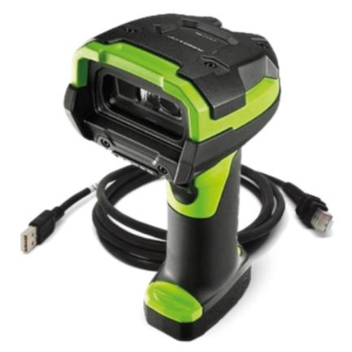 Imagen de Escaner Industrial Zebra Alambrico DS3608-ER 1D/2D Lectura Extendida de hasta 21.4m Digimarc Rugged con Motor Vibrad