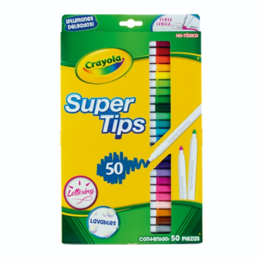 Imagen de Plumones Crayola SuperTips con 50 piezas