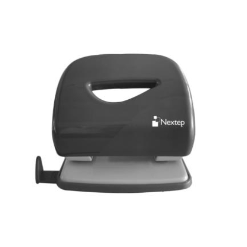 Imagen de Perforadora Nextep Ergonomica 2 Orificios 8cm Plastica 30 Hojas