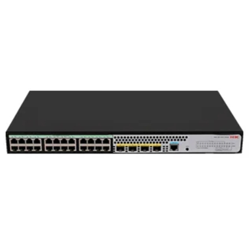 Imagen de Switch H3C S5120V3-28S-PWR-LI L3 Ethernet con 24 puertos 10/100/1000BASE-T PoE+ y 4 puertos 1G/10G BASE-X SFP Plus (AC)