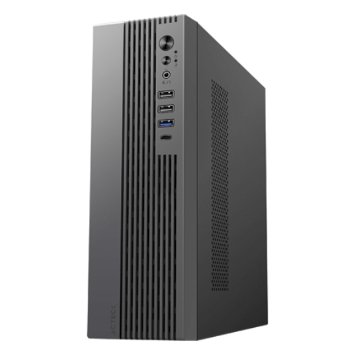 Imagen de Gabinete Mini Torre Slim Onex Acteck GS450 Max MB Micro ATX / Fuente Flex 400 W Elite Negro