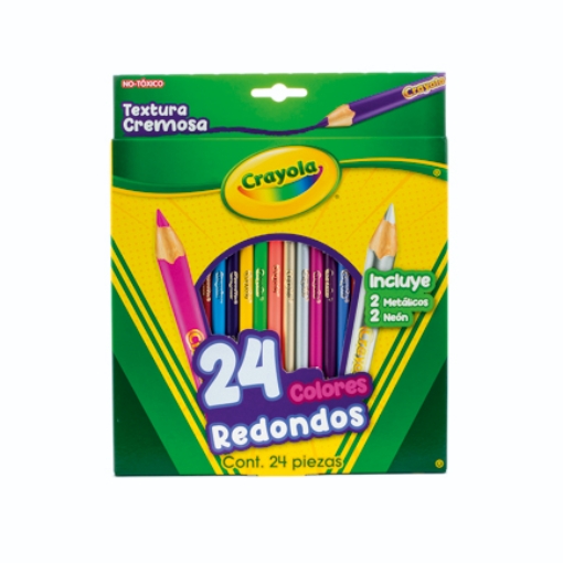 Imagen de Lapices de Colores Crayola con 24 piezas