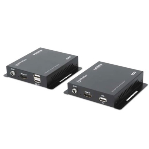 Imagen de Extensor Video Manhattan HDMI KVM 120M via Cat6 1080p