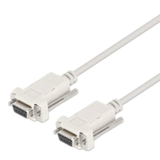 Imagen de Cable Manhattan Null Modem Crossover DB9H-DB9H 2M