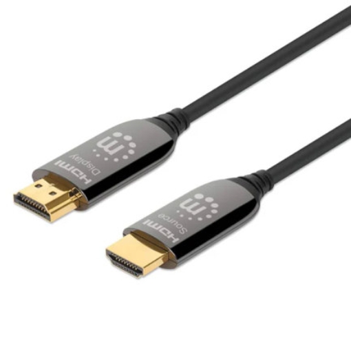 Imagen de Cable Manhattan HDMI 2.1 Fibra Optica 15M 8ka60Hz Certificado