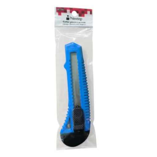 Imagen de Cutter Plastico Nextep Grande Navaja 18MM con Seguro