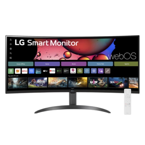 Imagen de Monitor LG Smart Curvo VA 34" WQHD 3440x1440 con webOS