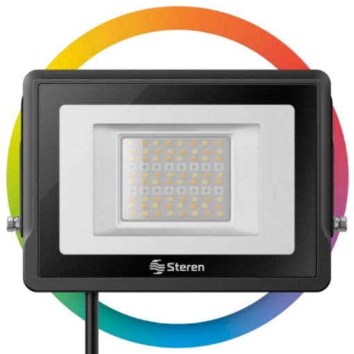 Imagen de Reflector LED Steren WiFi RGB+W de 30W para Exterior