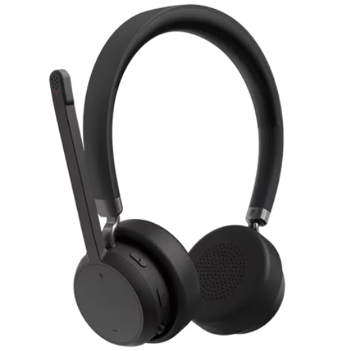 Imagen de Audífonos inalámbricos Lenovo Bluetooth 5.3 con hasta 31 h de llamada y 60 h de música incluyen cable USB C