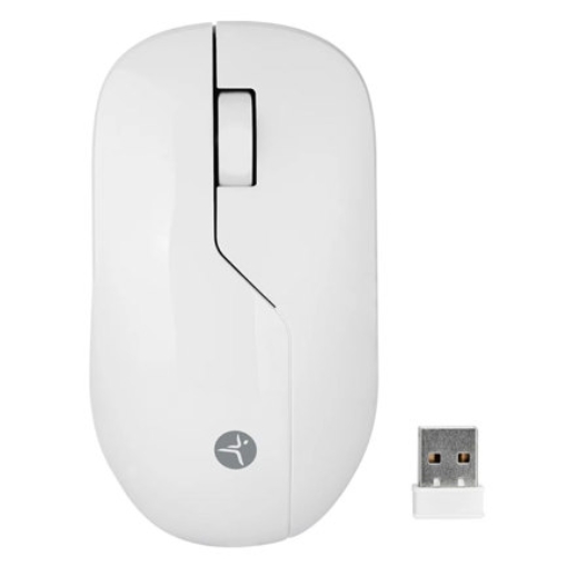 Imagen de Mouse inalámbrico Blanco Armor recargable wireless TechZone