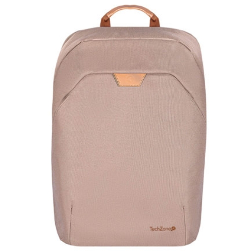 Imagen de Mochila TechZone Echo Hero de 15 6 de Materiales Reciclados Camel