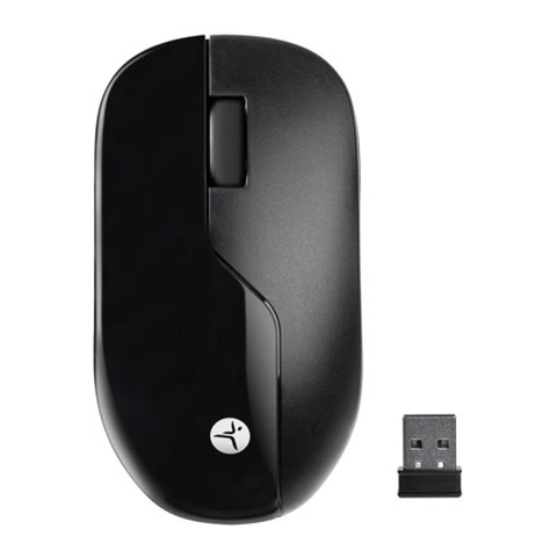 Imagen de Mouse inalámbrico Negro recargable wireless TechZone