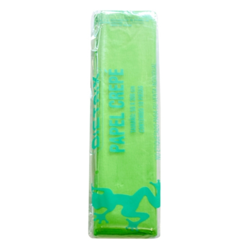 Imagen de Papel Crepe Dietrix 50x200cms Verde Limon Paquete con 10 Hojas