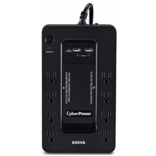 Imagen de UPS Cyberpower 650VA 360W Standby Gabinete Compacto 8NEMA 5-15R