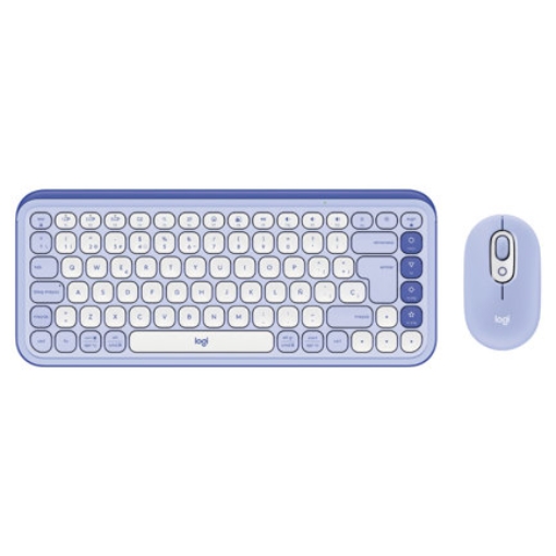 Imagen de Teclado y Mouse Logitech Pop Icon Lila