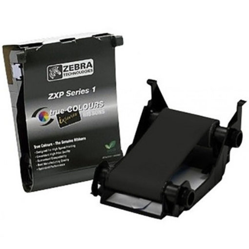 Imagen de Cinta Monocromática Zebra Load-N-Go para ZXP Serie 1 Negra rinde 1000 imagenes
