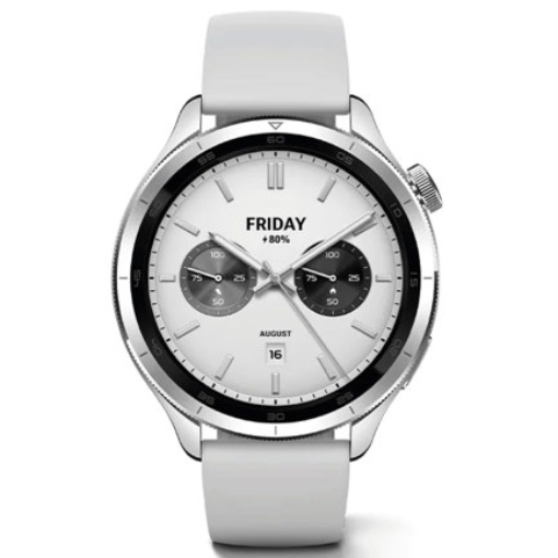 Imagen de Smartwatch Xiaomi Watch S4 1.43" 466x466 píxeles HyperOS 2 Bluetooth 5.3 Resistente al Agua Color Plata